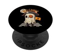 Carino Pirata Fantasma Halloween Divertente Costume Opera D'arte PopSockets PopGrip Adesivo
