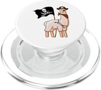 Carino Pirata Llama Costume Divertente Animale Avventura PopSockets PopGrip per MagSafe