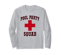 Carino PISCINA PARTY SQUAD Piscina Polizia Vacay Bagnini Crociera Maglia a Manica