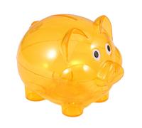 Carino Plastica Maiale Trasparente Salvadanaio Moneta Scatola Soldi Saving Case