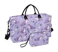 Carino Platypus Borsa da Viaggio Viola Carry on Weekender Pernottamento Borsa Sportiva Palestra Tote Bag con Toiletry Bag per Trekking Grande Capacità Bolsa de lona para