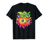 Carino Pomodoro Cartoon Kawaii Style Art Maglietta