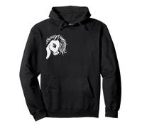 Carino pony islandese Cavallo contorno Tölt ciclomotore Felpa con Cappuccio