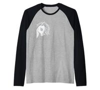 Carino pony islandese Cavallo contorno Tölt ciclomotore Maglia con Maniche Raglan