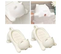 Carino Portasapone per Gatti 2pz Piatto in Plastica con Drenaggio Efficiente per