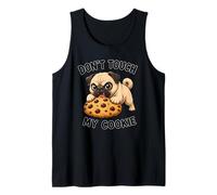 Carino Pug Cookie Amante Non Toccare Il Mio Canotta