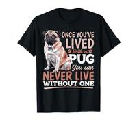 Carino Pug Dog Proprietario Maglietta