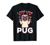 Carino Pug Dog Proprietario Maglietta