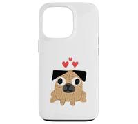 Carino Pug Dog San Valentino I Can't Pug-et You Pun Divertente Custodia per iPhone 13 Pro