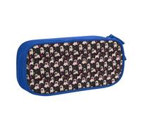 Carino Pug Stampa Cancelleria Bag Leggero Penna Pouch Scuola College Ufficio Viaggi Ragazzi Ragazze, Blu, Taglia unica, Set di zaini per la scuola