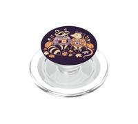 Carino Raccoon Opossum Autunno Zucca Creature Bosco PopSockets PopGrip per MagSafe