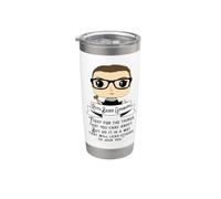 Carino RBG Ruth Bader Ginsburg - Lotta per le cose Bicchiere termico in acciaio inox doppia parete