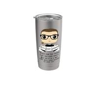 Carino RBG Ruth Bader Ginsburg - Lotta per le cose Bicchiere termico in acciaio inox doppia parete