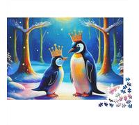 Carino Regno dei Pinguini Puzzle 1000 Pezzi Inverno Magico 52x38cm/1000pcs