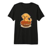 Carino Retriever Spaghetti Pasta Amante Maglietta Premium