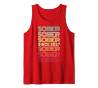 Carino Retro Sober dal 2027 EST Questo Non Tempo Bere Buddy Canotta