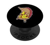 Carino Riccio Abbracciare Pizza PopSockets PopGrip Adesivo