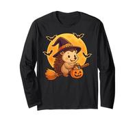 Carino Riccio Strega Zucca Costume di Halloween Ragazzi Ragazze Maglia a Manica