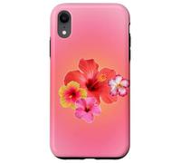 Carino Rosa Aura Ibisco Hawaiian Flower Summer Gradient Custodia per iPhone XR