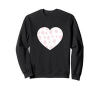 Carino Rosa Chiaro Bianco Leopard Modello Animale Minimalista Felpa
