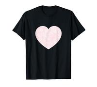 Carino Rosa Chiaro Bianco Pianeta Modello Minimalista Maglietta