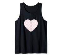 Carino Rosa Chiaro Bianco Triangolo Modello Grafica Minimalista Canotta