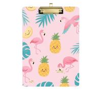 Carino Rosa Fenicotteri A4 Pocket Appunti Menu Holder Appunti Foro Standard per il Primo Anno Insegnante Must Haves Dimensioni 9 x 12