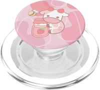 Carino Rosa Fragola Mucca Stampa Pastello Estetica Kawaii PopSockets PopGrip per MagSafe