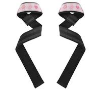 Carino rosa linee di carattere dolce cinghie di sollevamento pesi 66 cm Power Workouts Deadlift cinghia per sollevamento pesi, bodybuilding, powerlifting, allenamento della forza accessori di