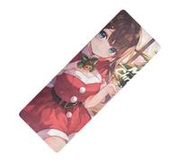Carino Rosso Natale Anime Ragazza Stampato Yoga Mat Sottile Spessore 1 mm per la casa antiscivolo, con borsa tapete para ejercicio 180x66 cm