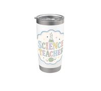 Carino Scienze Insegnante Aula Laboratorio Spazio Nerd Umorismo Bicchiere termico in acciaio inox doppia parete