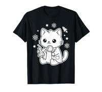 Carino Scienziato Kawaii Cat Scienza Buff Carino Maglietta