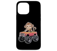Carino Scimmia In Un Monster Truck Custodia per iPhone 13 Pro Max