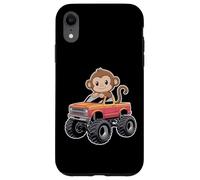 Carino Scimmia In Un Monster Truck Custodia per iPhone XR