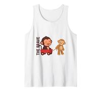 Carino Scimmia Punch Baby Graphic The Brave Canotta