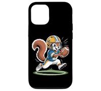 Carino Scoiattolo Calcio Casco Cartoon Mascotte Custodia per iPhone 12/12 Pro