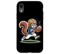 Carino Scoiattolo Calcio Casco Cartoon Mascotte Custodia per iPhone XR