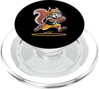 Carino scoiattolo che gioca a calcio PopSockets PopGrip per MagSafe