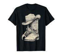 Carino Scorpione Cowboy con Stivale Rustico Desert Animal Western Maglietta