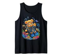 Carino Scuba Diver Teddy Bear Ocean Adventure Forme Mania Canotta