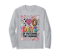 Carino Scuola Infermiera 100 Giorni Patch Piccolo Umani Ice Pack Maglia a Manica