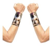 Carino Sea Animal Dolphin Stretch polso di sostegno, traspirante sport polso Wrap, braccialetti elastici per basket tennis palestra