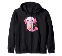 Carino Sea Creature Bubble Tea Kawaii Amante degli Animali Felpa con Cappuccio