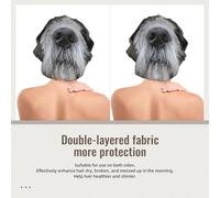 Carino Shih Tzu,Cuffia da notte elastica in raso per adulti, fascia per capelli in seta regolabile, cuffia da notte elastica per donne