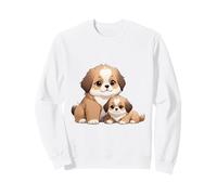Carino Shih Tzu Mamma e Cucciolo Amante dei Cani Felpa