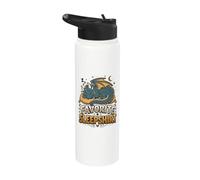 Carino Sleepy Dragon Lover Bedtime Sleep Stainless Steel Insulated Water Bottle