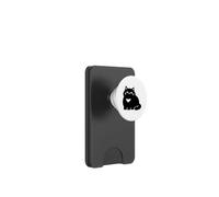Carino Smoking Gatto Nero Silhouette PopSockets PopWallet per MagSafe