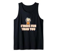 Carino S'More Toast Fun Than You Falò Kawai Camping Humor Canotta