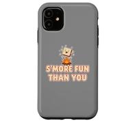 Carino S'more Toast Fun Than You Falò Kawai Camping Humor Custodia per iPhone 11