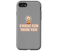 Carino S'more Toast Fun Than You Falò Kawai Camping Humor Custodia per iPhone SE (2020) / 7/8